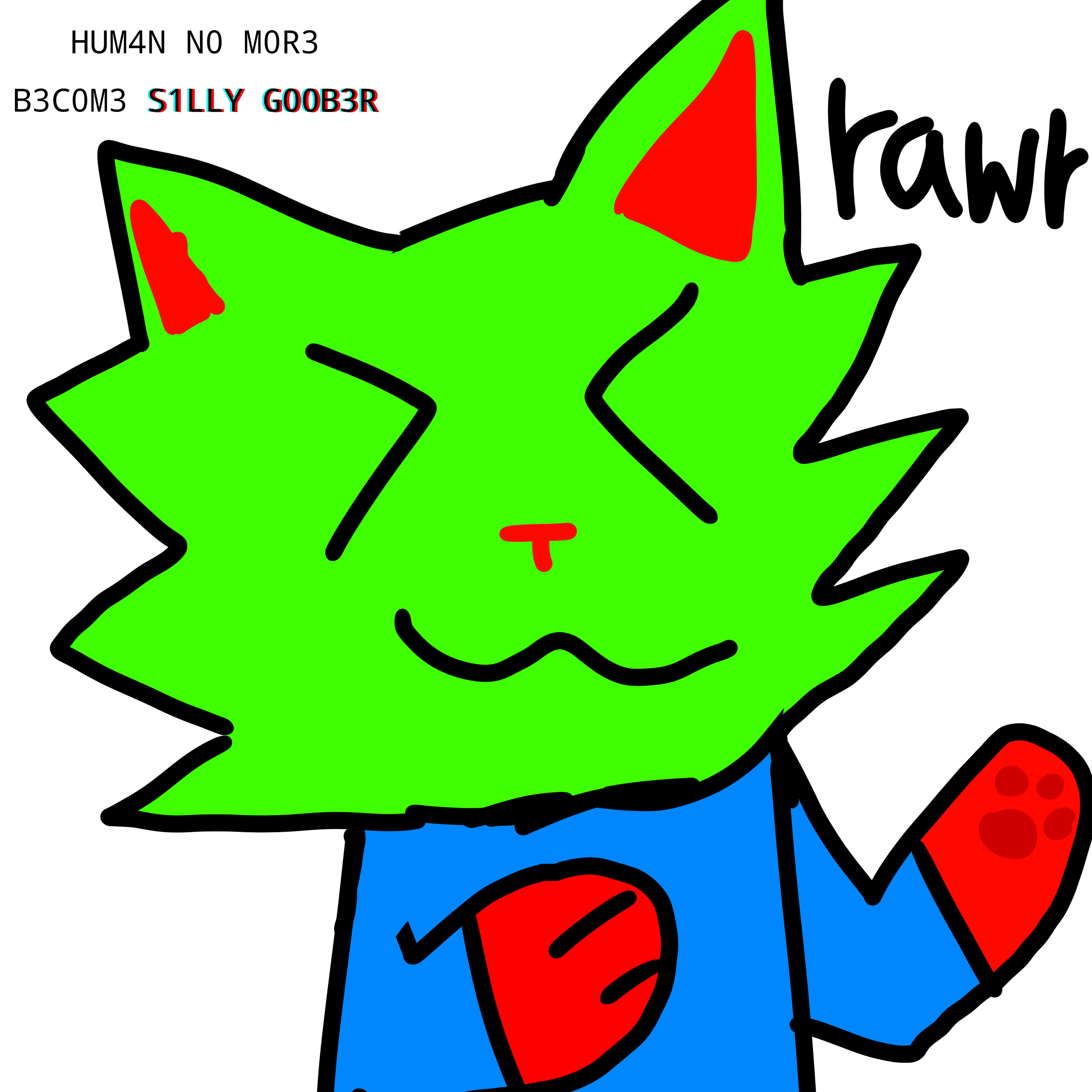 rawr I became a furry :3